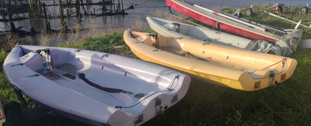 Laser Picos in the Dinghy Park